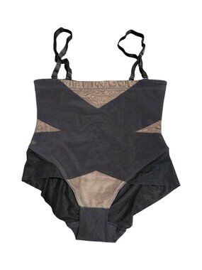 Sz.1X*Honey Love*Black SuperPower Brief Shapewear-NWT